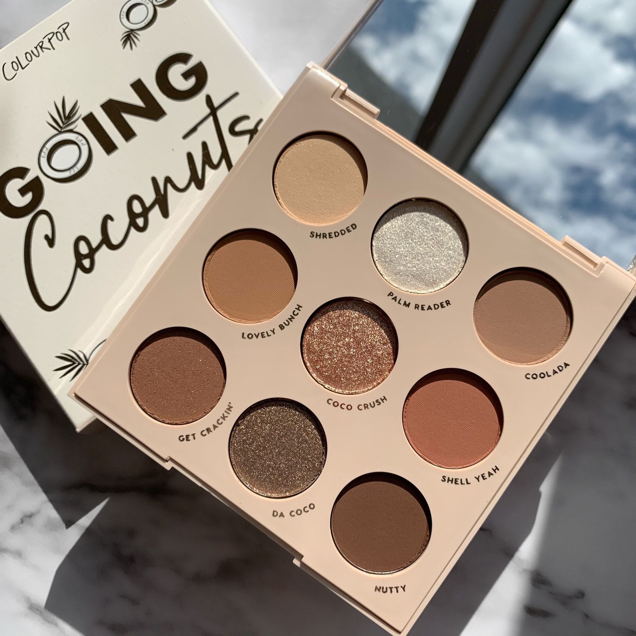 ColourPop Going Coconuts palette – купить в Москве | Интернет-магазин