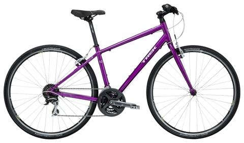 Trek 7.2 FX WSD (2015) фиолетовый с белым
