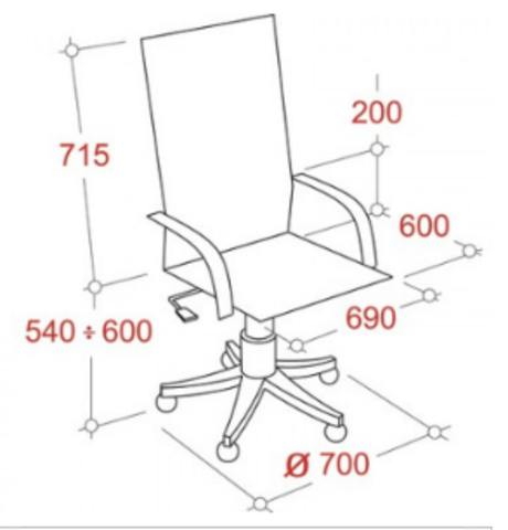 Кресло echair 516 rt