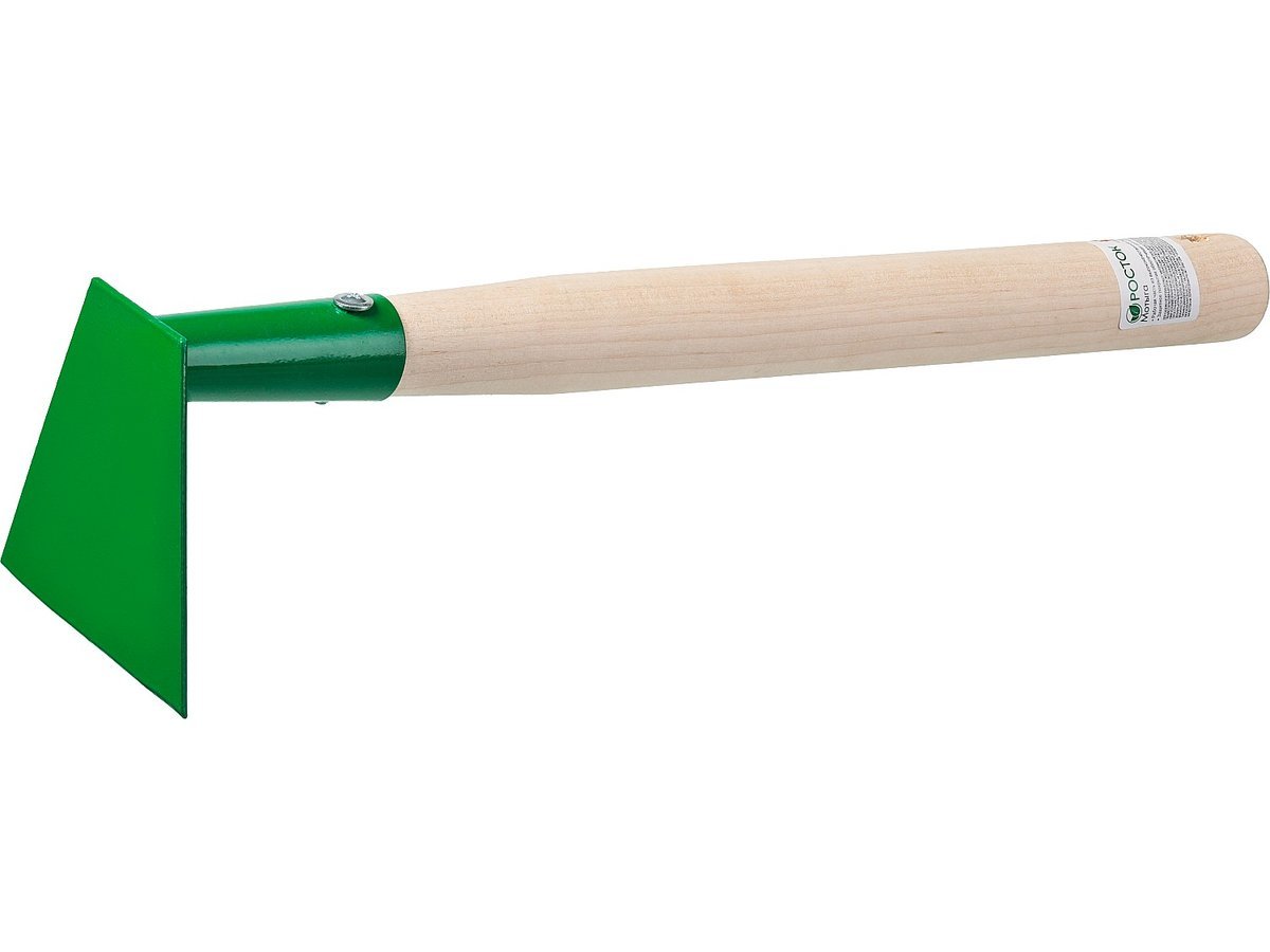 Мотыга, РОСТОК 39661, с деревянной ручкой, ширина рабочей части - 100мм