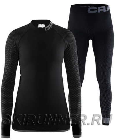 Теплый Комплект термобелья Craft Warm Intensity 2019 Black женский