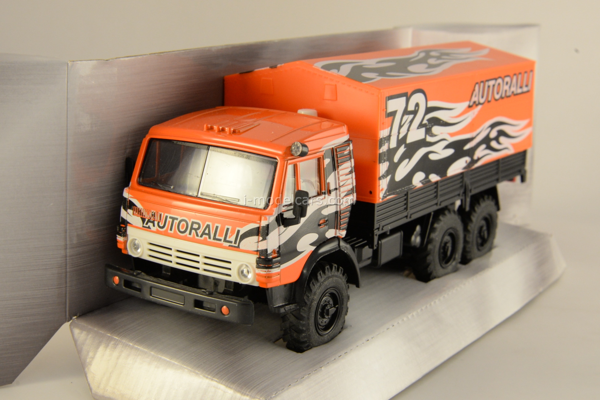 MODEL CARS KAMAZ-4310 Auto Rally #72 1:43 Technopark