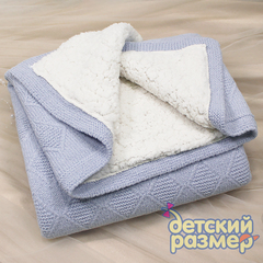 Одеяло (велсофт, вязка)