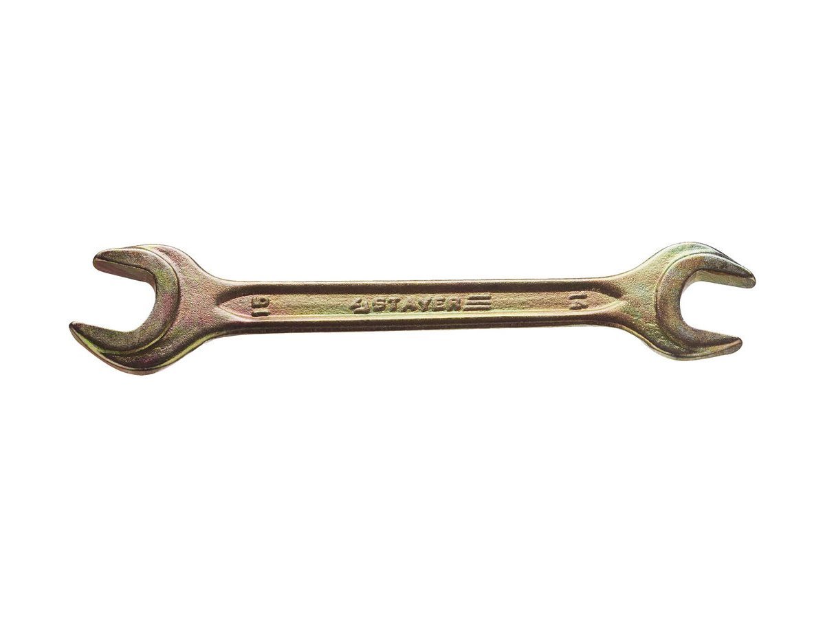 Рожковый гаечный ключ 14 x 15 мм, STAYER