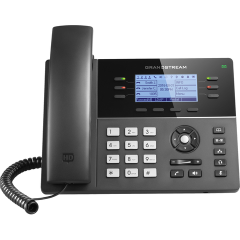 Grandstream GXP1760w - IP телефон. 3 SIP аккаунта, 6 линий, PoE, 24 virtualBLF, Wi-Fi