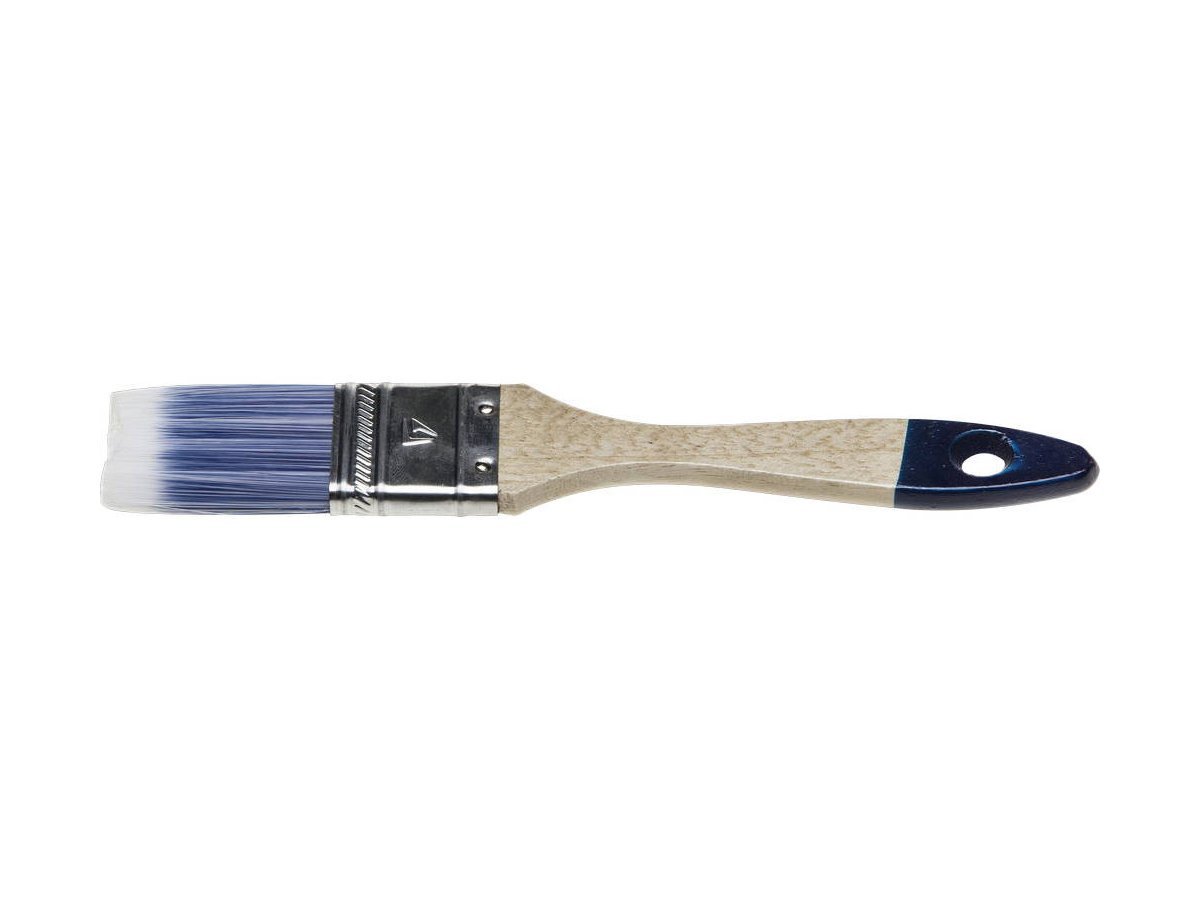 Кисть плоская STAYER "AQUA-STANDARD", искусственная щетина, деревянная ручка, 25мм