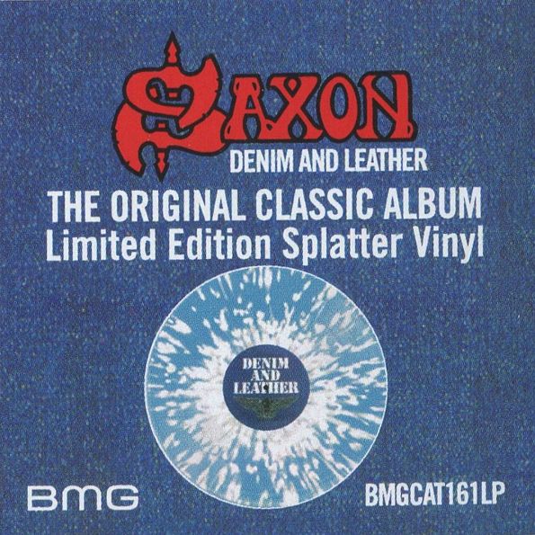 Saxon "Denim And Leather" купить на виниловой пластинке | Интернет ...