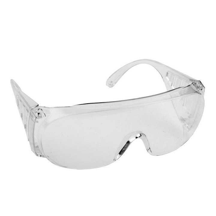 Очки защитные открытого типа, прозрачные, поликарбонатная монолинза, с боковой вентиляцией, DEXX