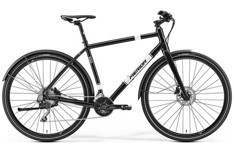 Merida Crossway urban 500 (2017) черный с белым