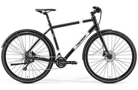 Merida Crossway urban 300 (2017) черный с белым