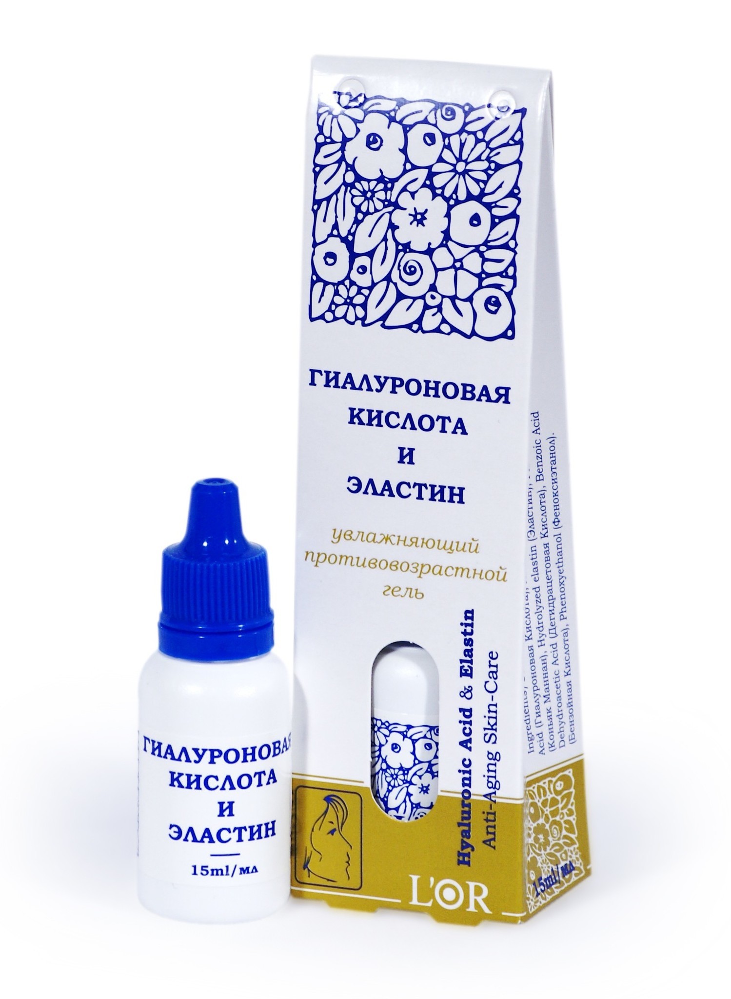 L'OR Гиалуроновая кислота и Эластин 15мл купить в