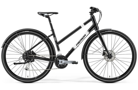 Merida Crossway urban 100 Lady (2017) черный с белым