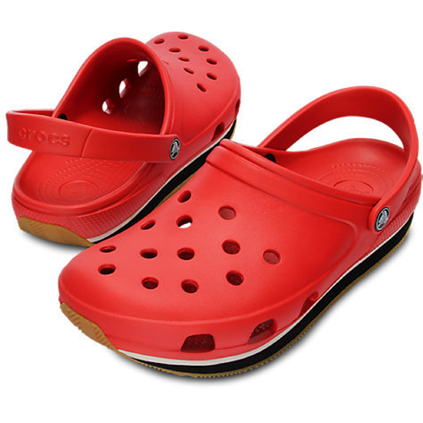 crocs for men red