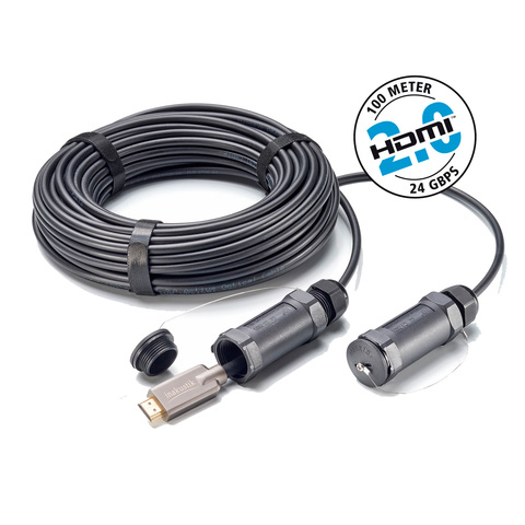 Inakustik Exzellenz HDMI 2.0 Armoured Optical Fiber cable, 20.0 m, 009244020