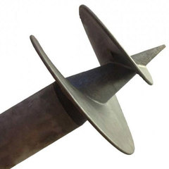Винтовая свая с литым наконечником 57/2000 c оголовком