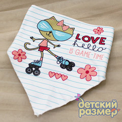 Слюнявчик на липучке