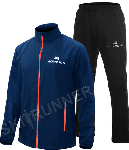 Беговой костюм Nordski Motion Navy-Red мужской