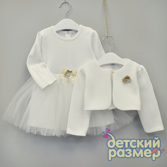 Платье с болеро (фактурная ткань)