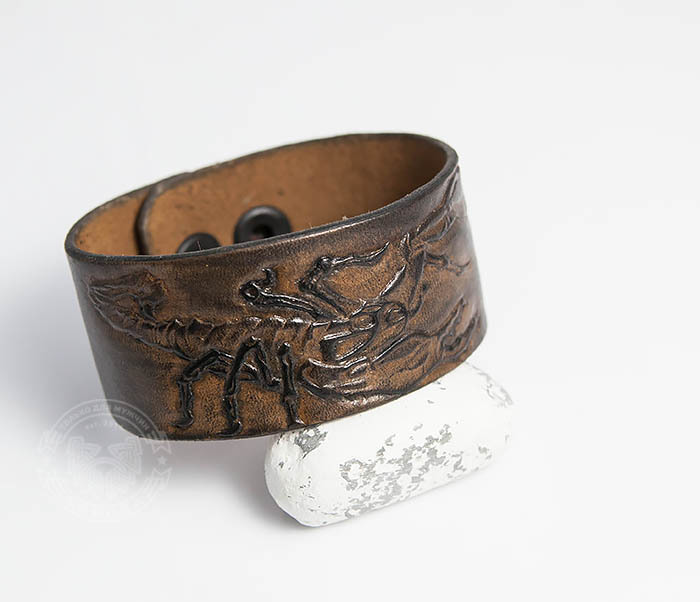 Boroda Design, Мужской браслет со скорпионом ручной работы