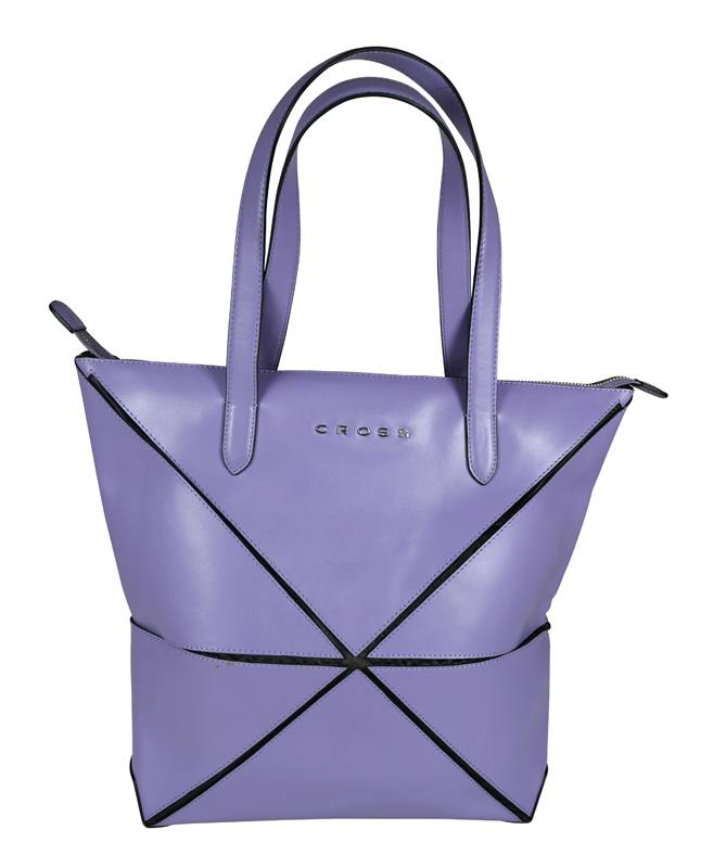 Сумка кожаная Cross Origami Medium, purple