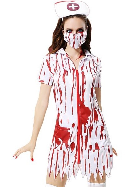 Krankenschwester Grossmutter Cosplay Kuessen