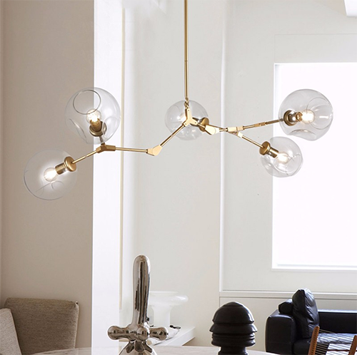 Replica Branching Bubble Chandelier 5 By Lindsey Adelman Gold Replica Branching Bubble Chandelier 5 By Lindsey Adelman Gold