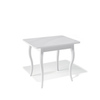 Стол KENNER 900С, обеденный, стекло, раздвижной, белый
