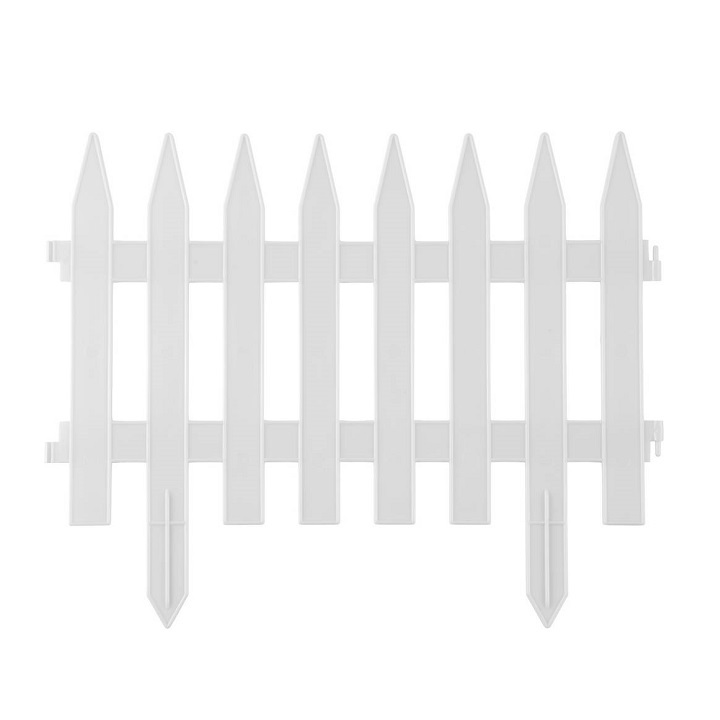 Забор декоративный GRINDA "КЛАССИКА", 28x300см, белый
