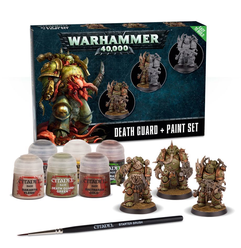 Death Guard Paint Set Купить в интернетмагазине warhammer Warlord.ru