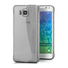 Прозрачный чехол-накладка для Samsung Galaxy Alpha
