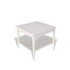 Стол кухонный KENNER Т900, раздвижной, стекло белое матовое, подстолье белое