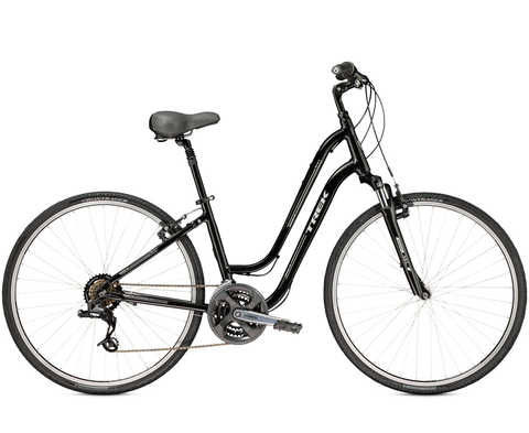 Trek Verve 2 Womens (2016) черный с белым