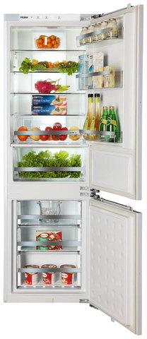 Встраиваемый двухкамерный холодильник Haier BCFT629TWRU