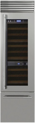 Морозильник с винным шкафом Smeg WF366RDX