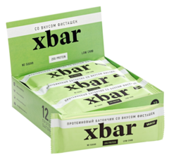 Протеиновый батончик «Xbar» со вкусом фисташек Vasco nutrition 60 гр