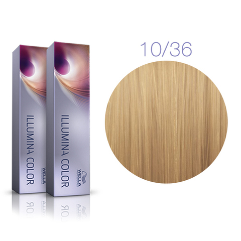 Купить Wella Professional Illumina Color 10/36 (Яркий блонд золотисто ...