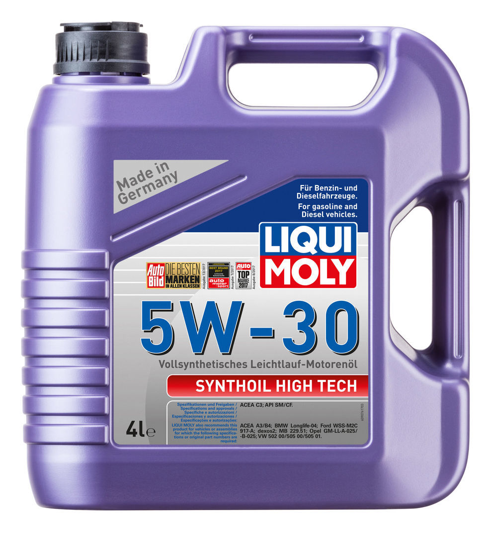 Купить liqui moly synthoil high tech 5w30 синтетическое масло цена 