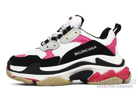 white and pink balenciaga