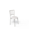 Деревянный стул KENNER 105M, с мягким сиденьем, цвет белый
