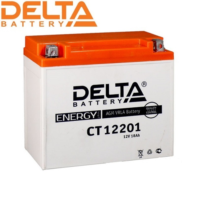 Аккумулятор DELTA 12V 18Ah (CT12201)
