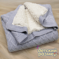 Одеяло (велсофт, вязка)