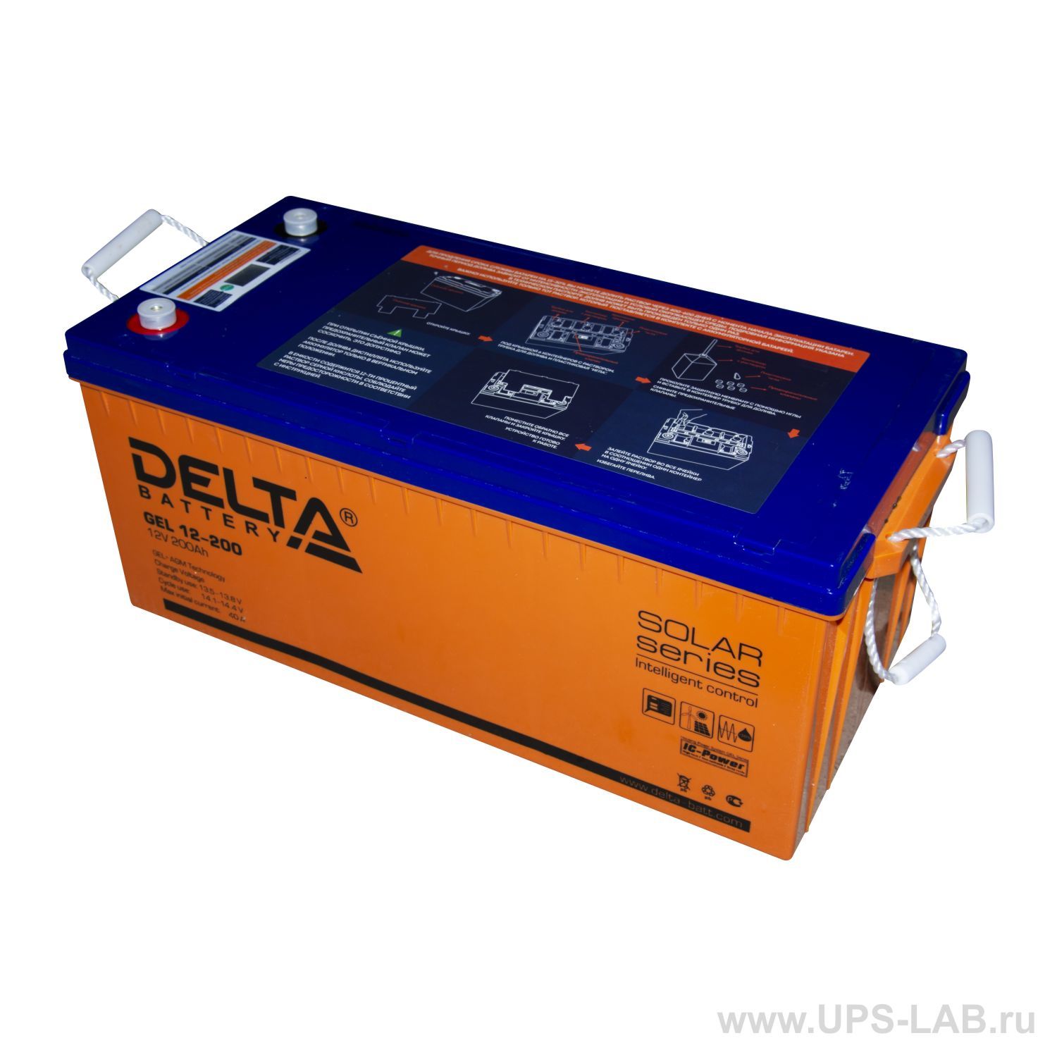 Купить аккумулятор Delta GEL 12-200 с доставкой по РФ | Цены от UPS-LAB