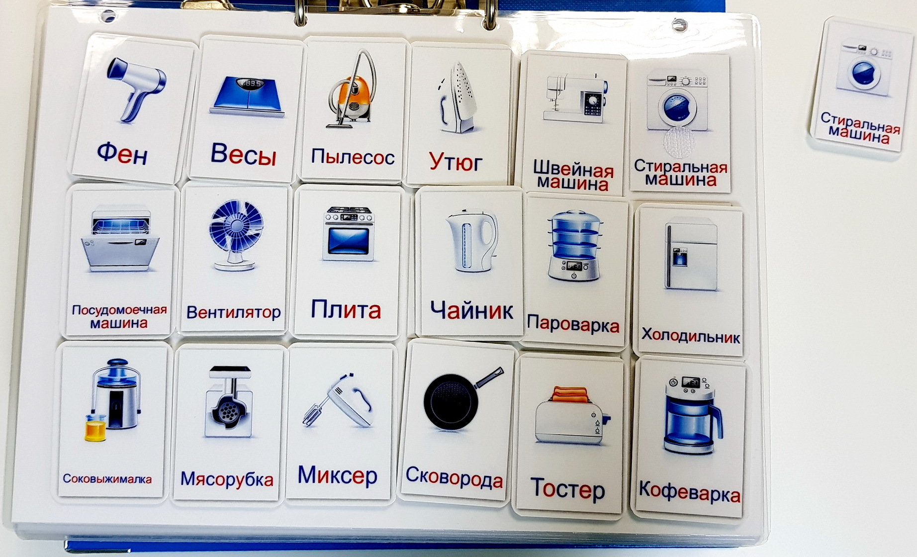 Техника для дома. Развивающие пособия на липучках Frenchoponcho (Френчопончо)
