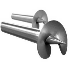 Оцинкованная свая с литым наконечником 89/6000 c оголовком
