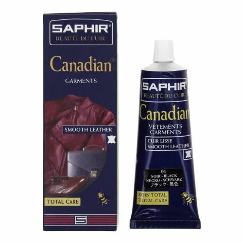 saphir canadian jacket & bag cream