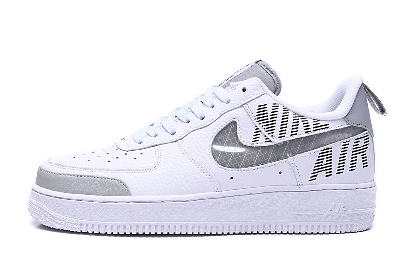 nike air force 1 white and gray