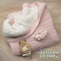 Одеяло (велсофт, вязка)