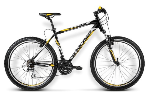 Kross Hexagon X3 (2015) черный с желтым