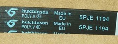 Ремень 1194 J5 (1113 мм) Ariston, Indesit 144656 Ремень 1194 J5 (1113 мм) Ariston, Indesit 144656