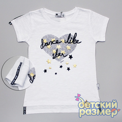 Футболка (нашивки, ленты, металлик)